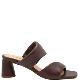 Halmanera Halmanera H51B Brown Double Strap Mule 1017