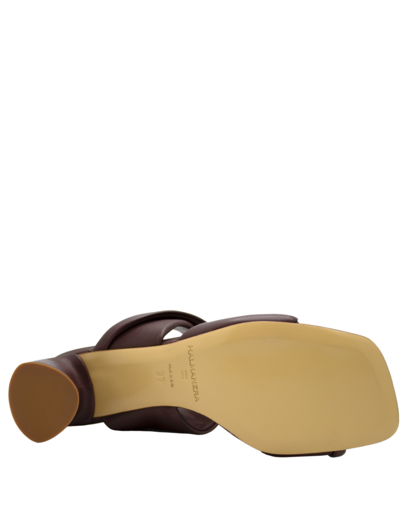 Halmanera Halmanera H51B Brown Double Strap Mule 1017