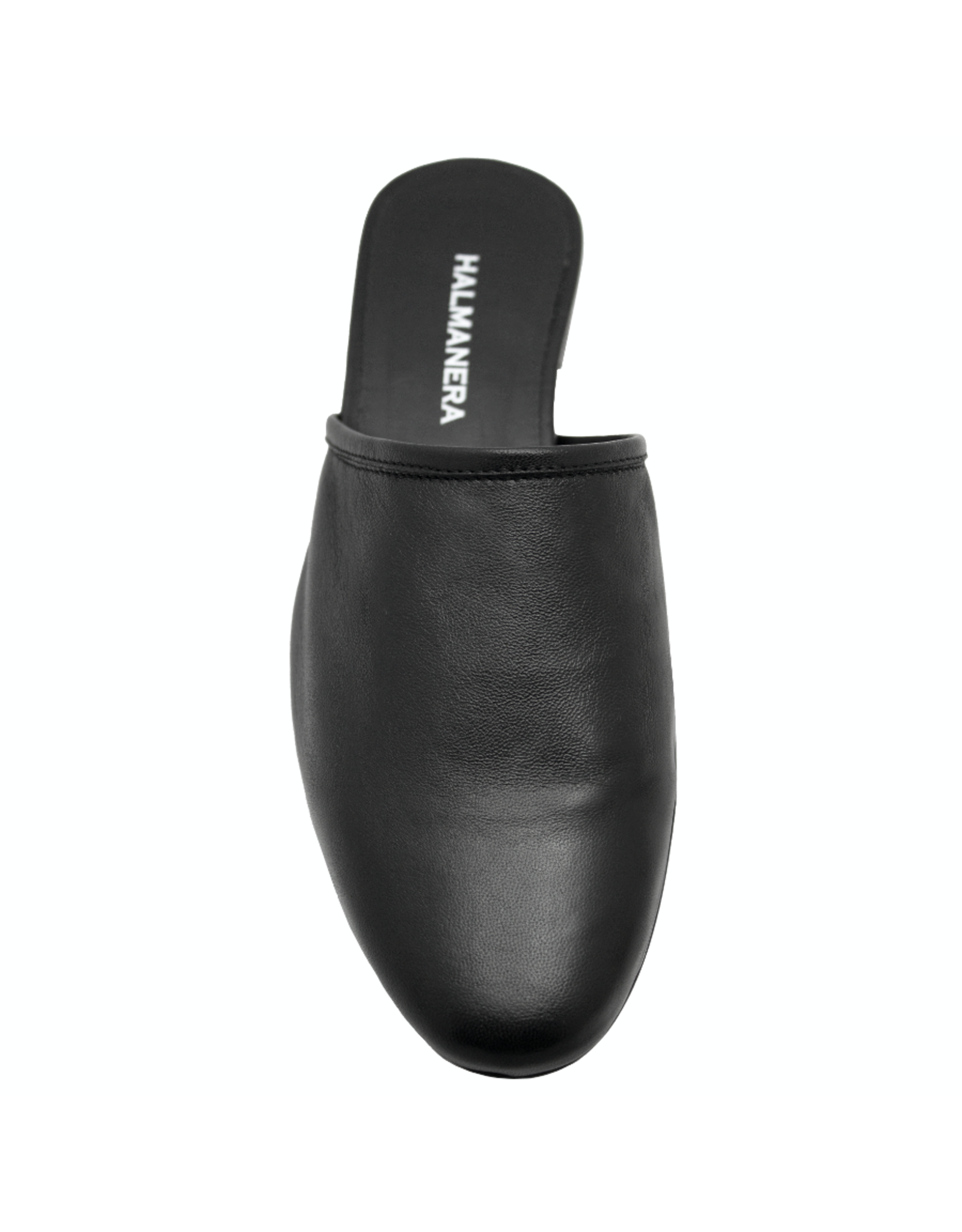 Halmanera Halmanera H51C Black Flat Mule 1018