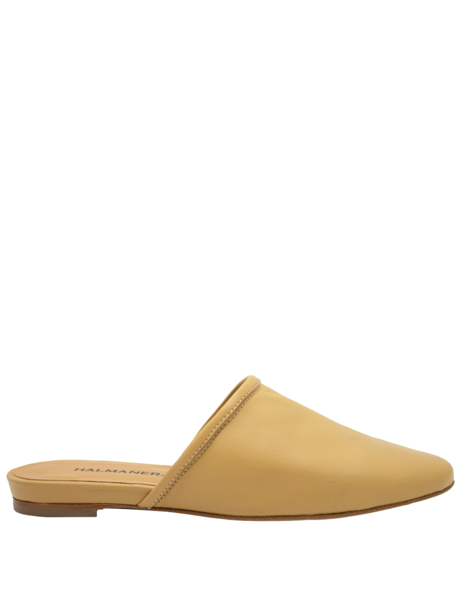 Halmanera Halmanera H51D Beige Flat Mule 1018