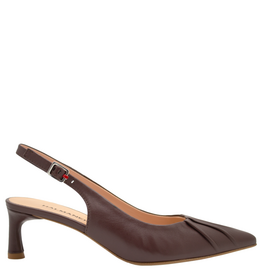 Halmanera Halmanera H51E Brown Sling Pump 1019