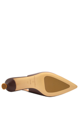 Halmanera Halmanera H51E Brown Sling Pump 1019