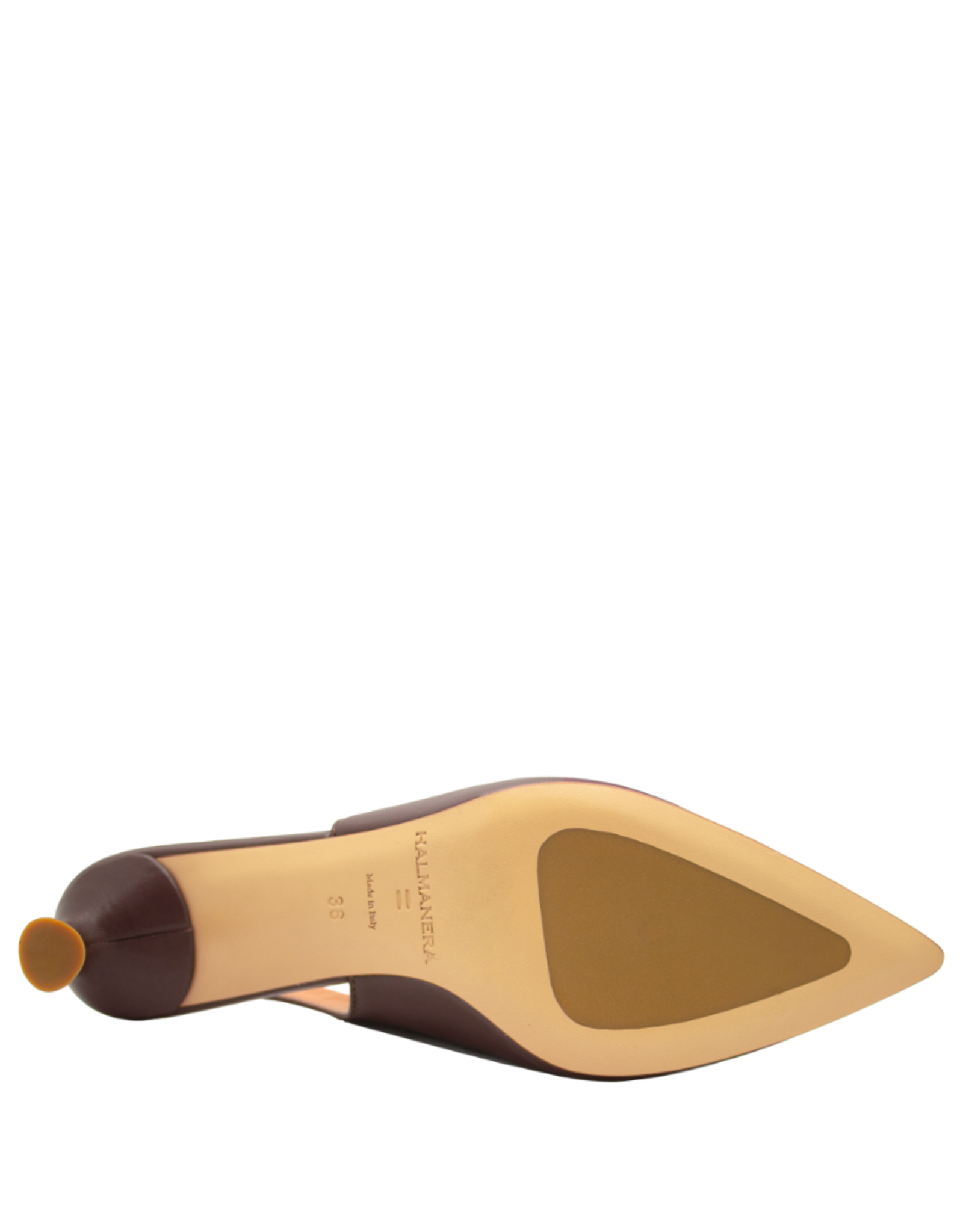 Halmanera Halmanera H51E Brown Sling Pump 1019