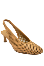 Halmanera Halmanera H51H Camel Laser Sling Low Heel 1021