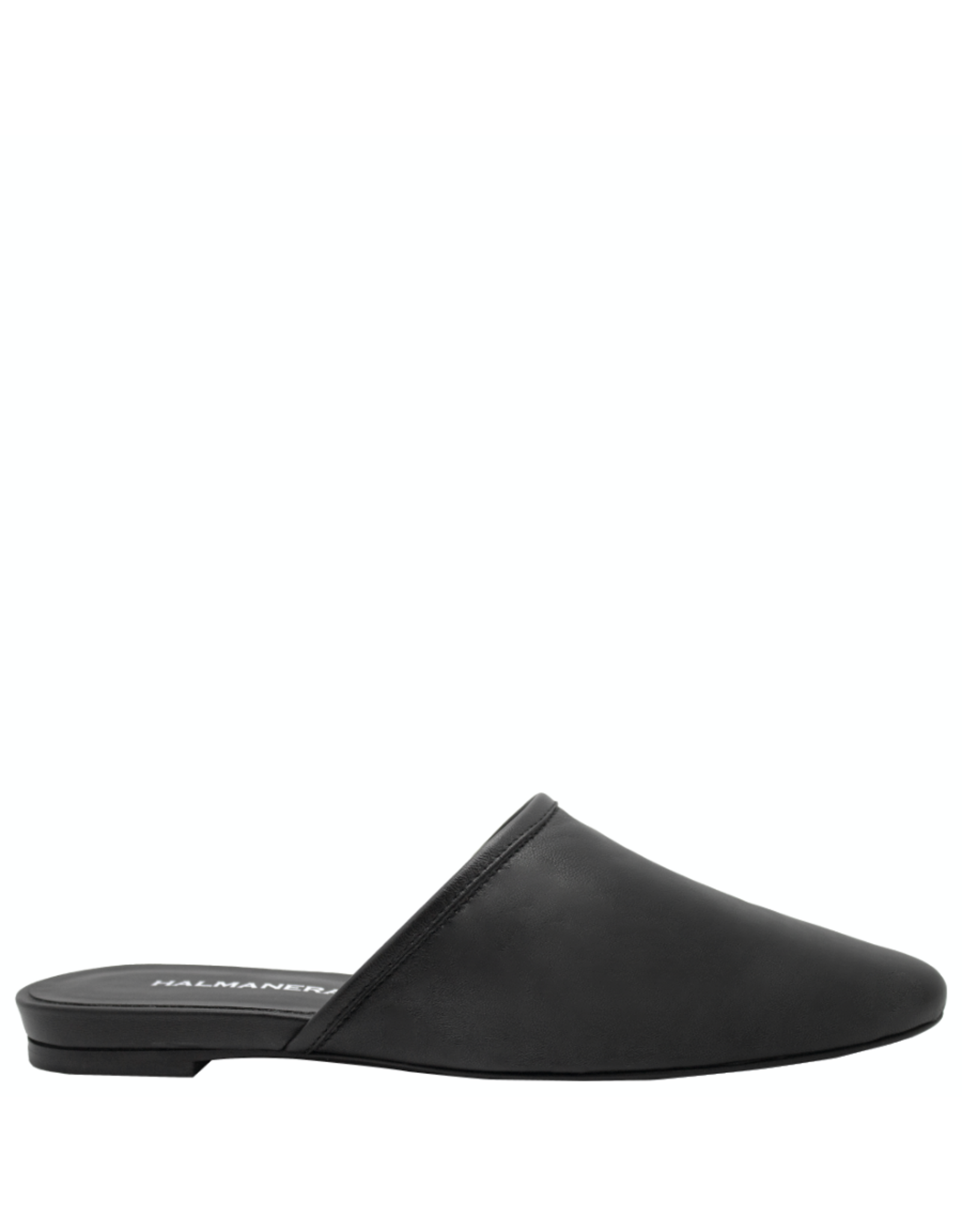 Halmanera Halmanera H51C Black Flat Mule 1018