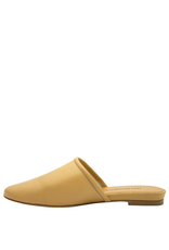 Halmanera Halmanera H51D Beige Flat Mule 1018
