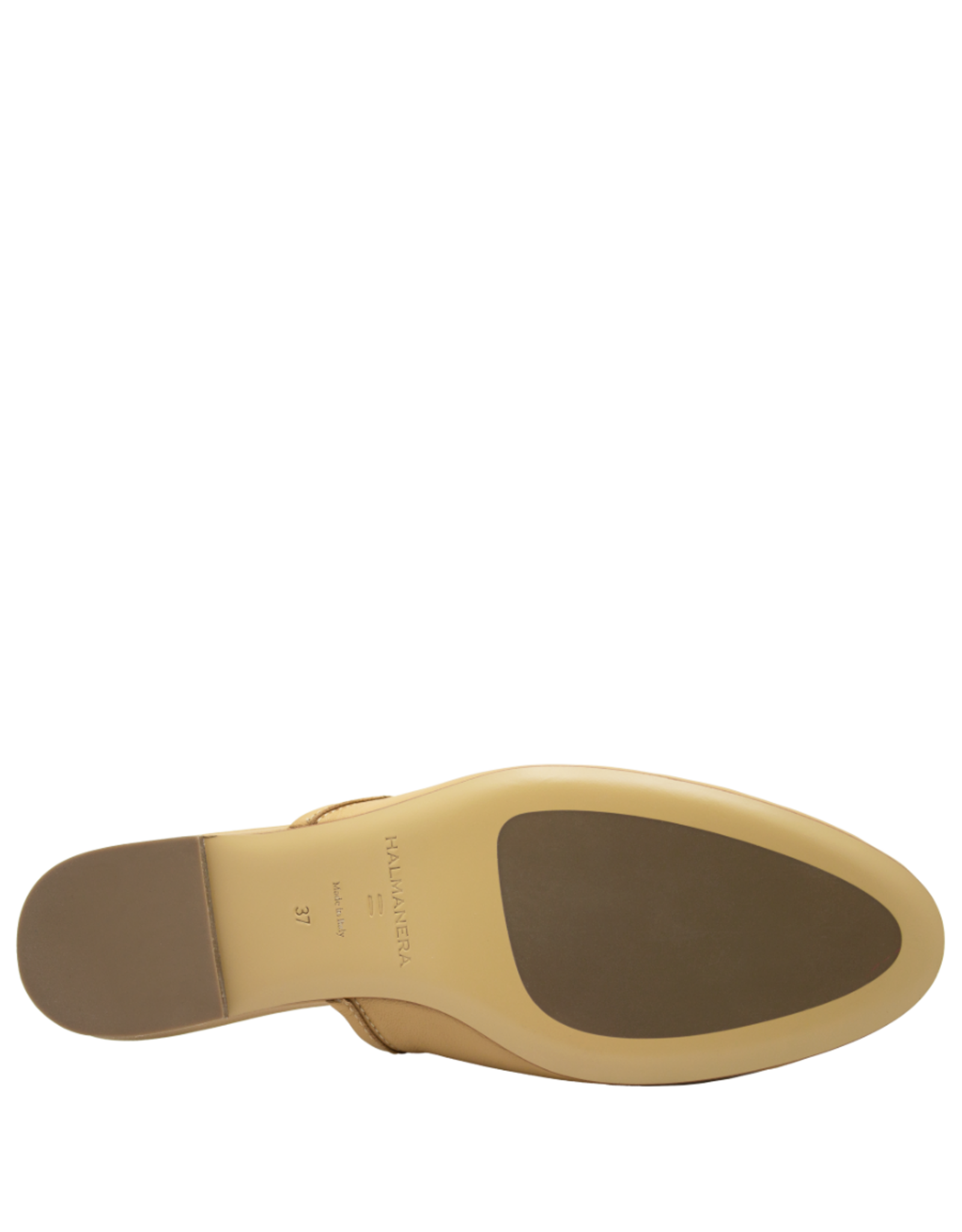 Halmanera Halmanera H51D Beige Flat Mule 1018