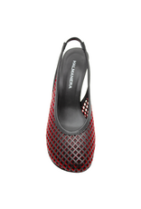Halmanera Halmanera H51A Black/Red Laser Sling Pump 1016