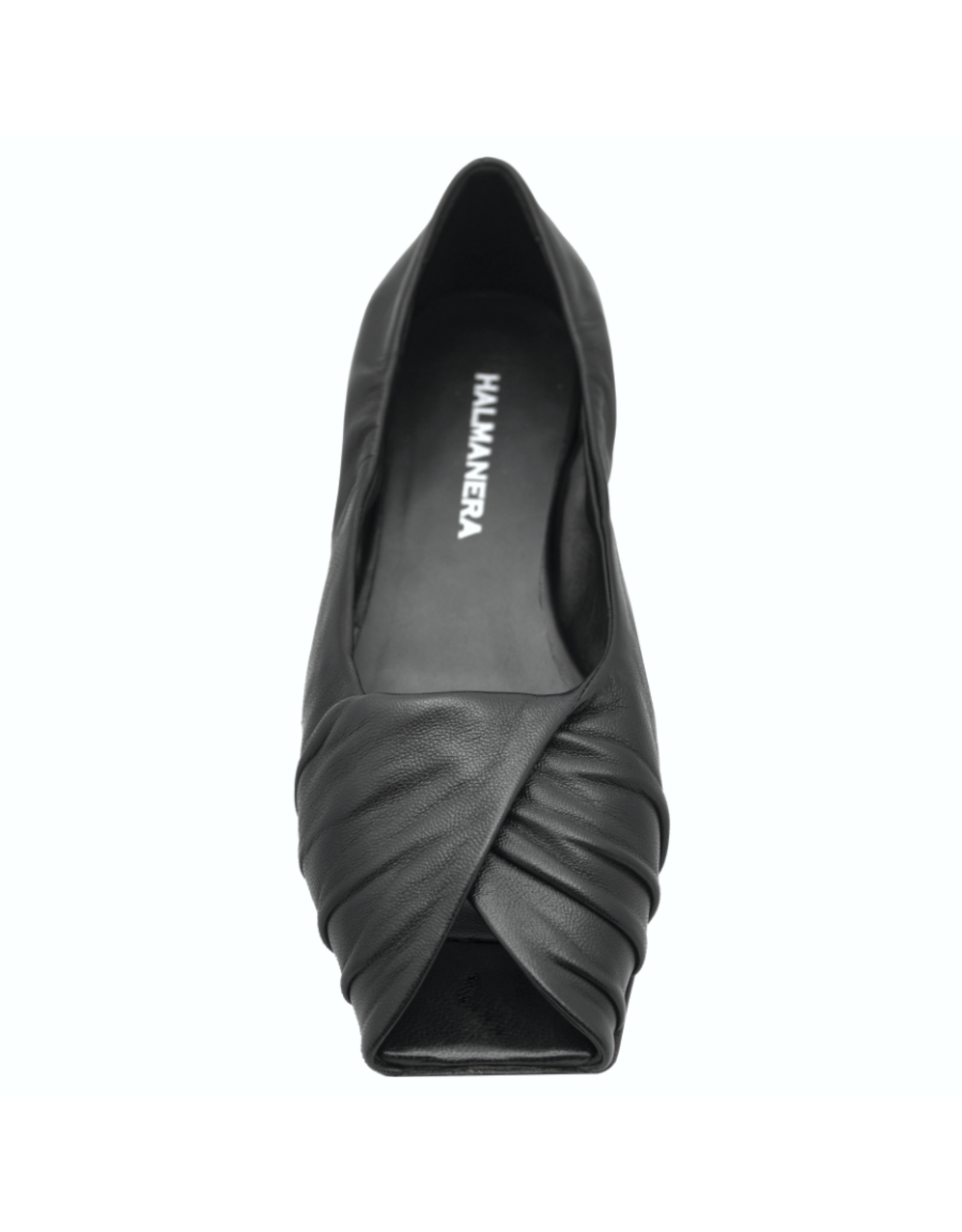 Halmanera Halmanera H51N Black Cross Over Open Toe Flat 1025
