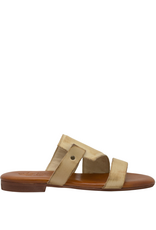 Nuova Nuova N3A Ivory Asymetric Flat Mule Bella