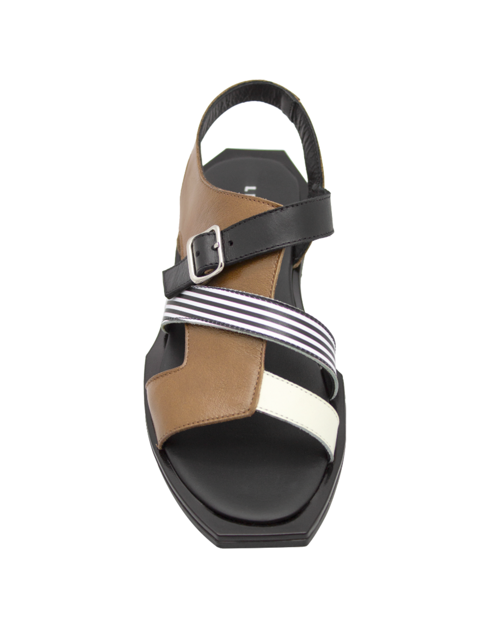 LeBohemien LeBohemien LB3U Brown Multi Flat Sandal Ilia