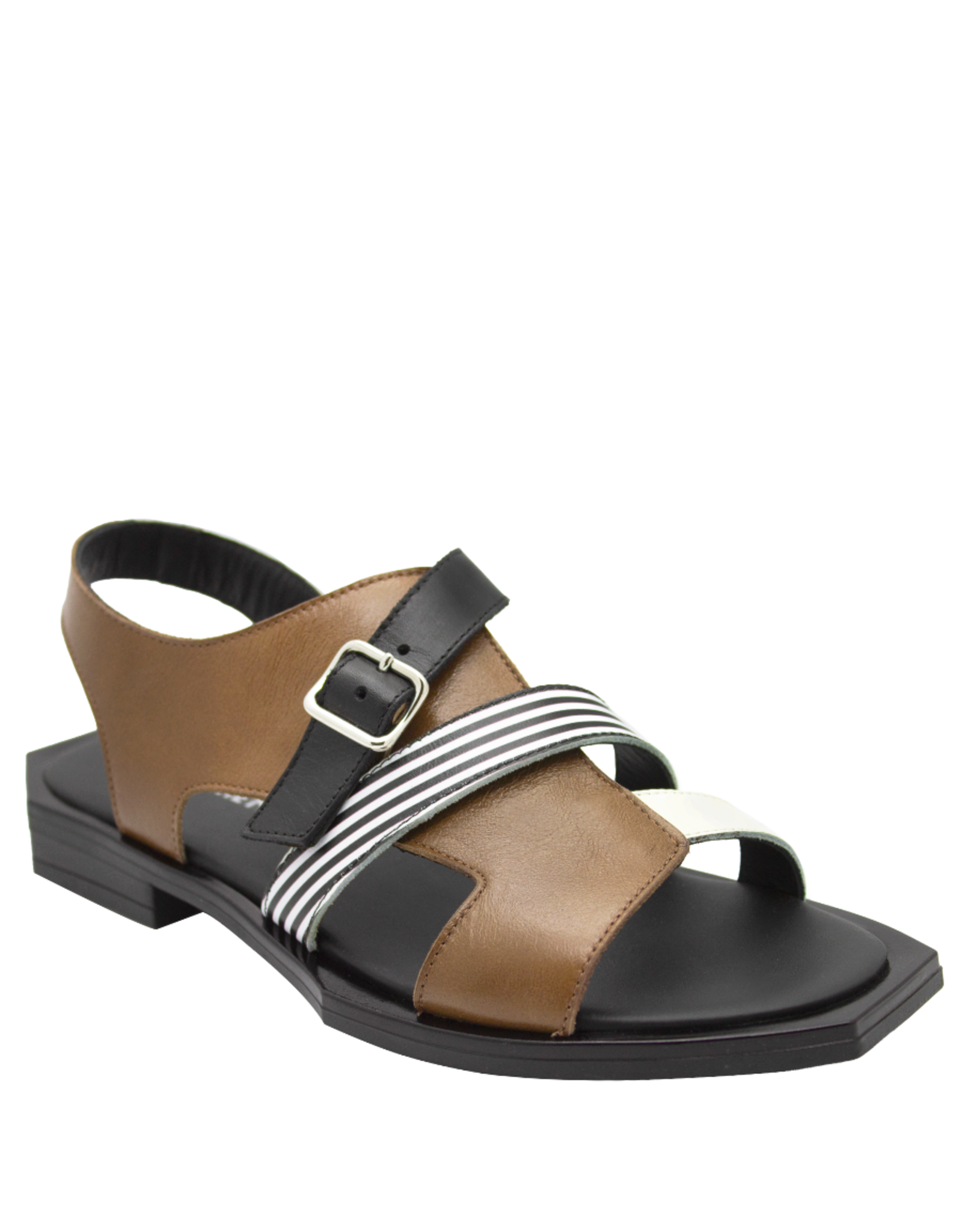 LeBohemien LeBohemien LB3U Brown Multi Flat Sandal Ilia