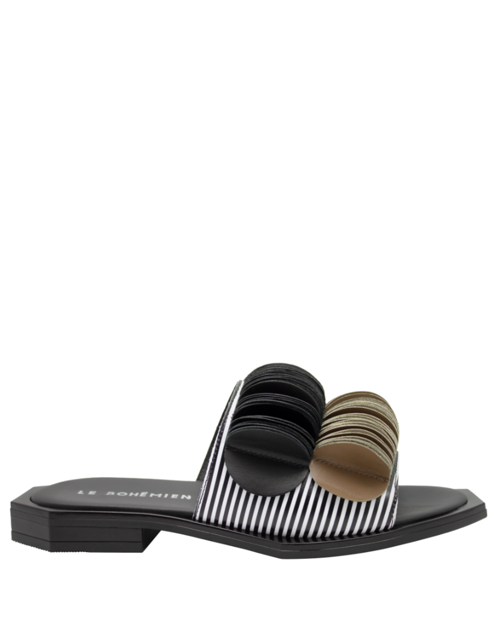 LeBohemien LeBohemien LB3V Black/White With Double Fan Ned