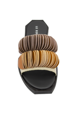 LeBohemien LeBohemien LB3W Beige Mule W/ Double Fan Ned