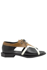 LeBohemien LeBohemien LB3X Black/Brown Peep Toe Oxford Sato