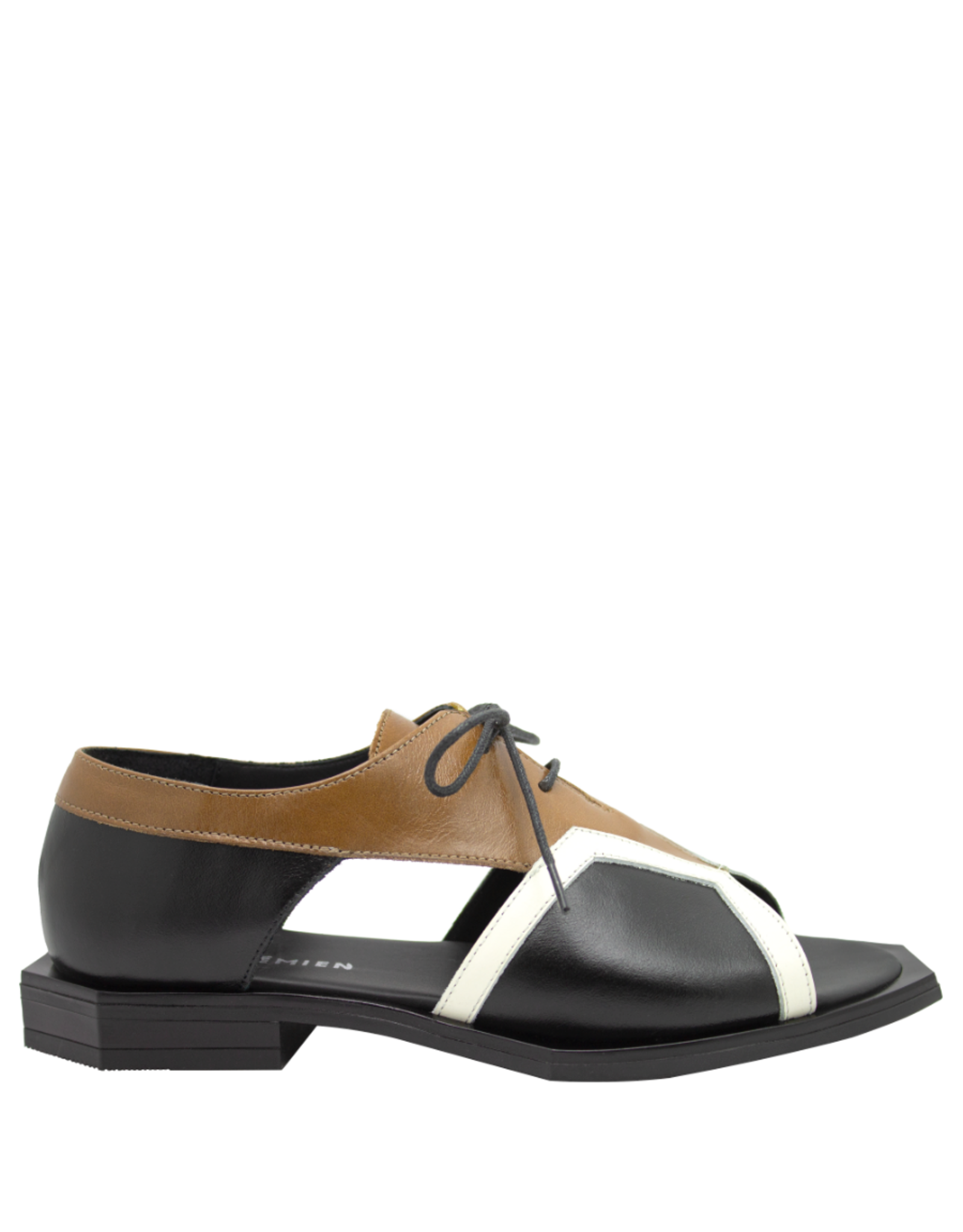 LeBohemien LeBohemien LB3X Black/Brown Peep Toe Oxford Sato