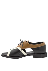 LeBohemien LeBohemien LB3X Black/Brown Peep Toe Oxford Sato