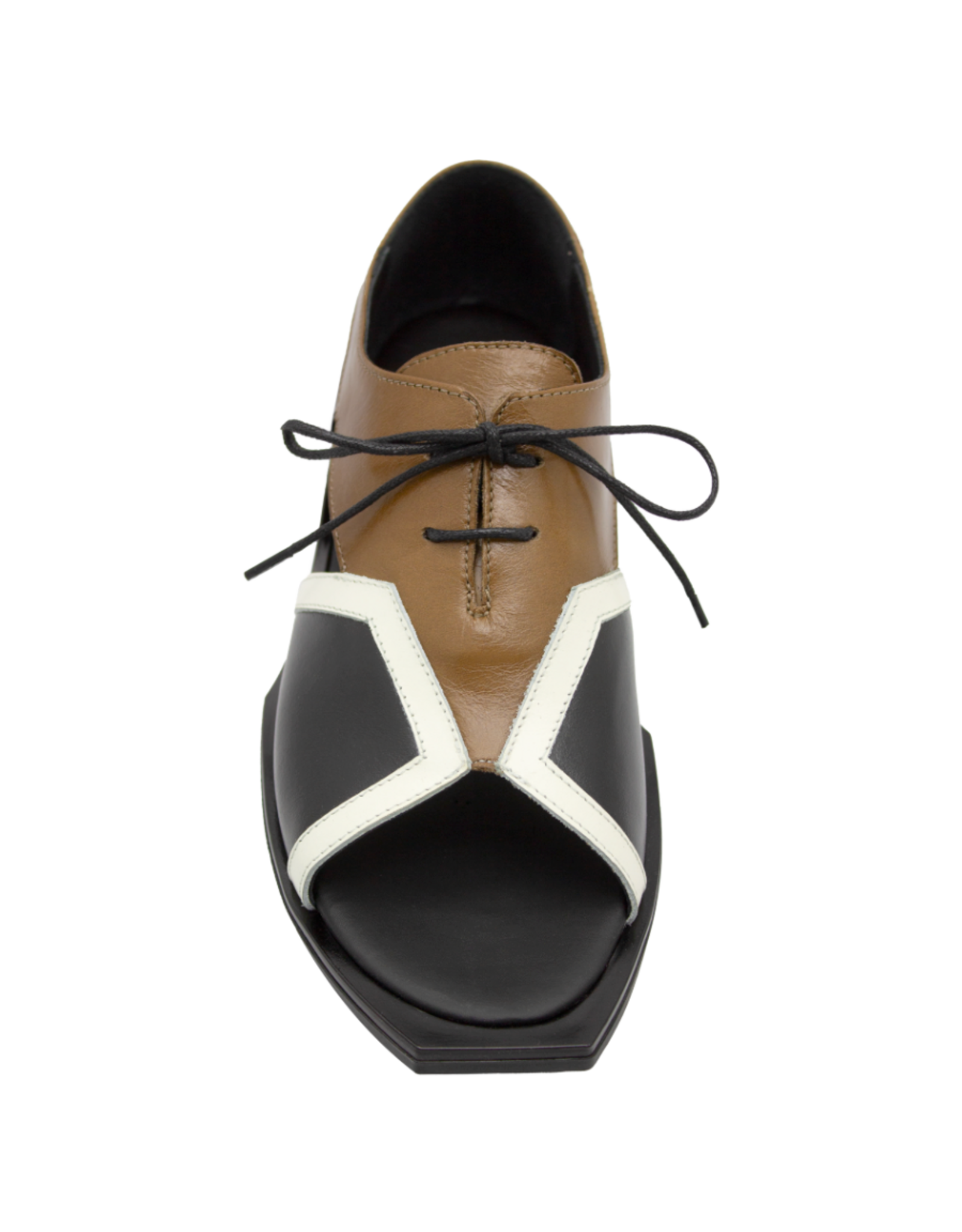 LeBohemien LeBohemien LB3X Black/Brown Peep Toe Oxford Sato