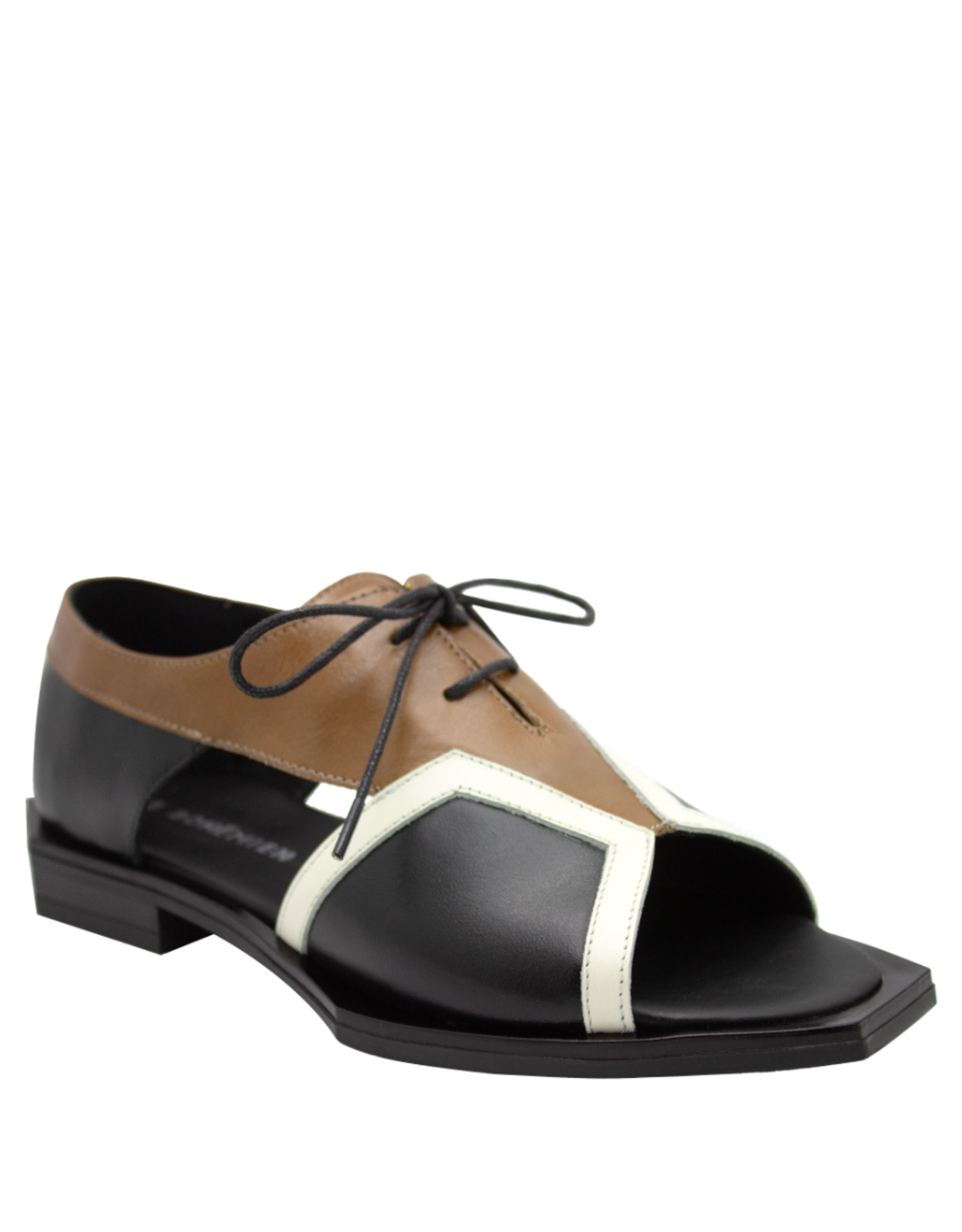 LeBohemien LeBohemien LB3X Black/Brown Peep Toe Oxford Sato