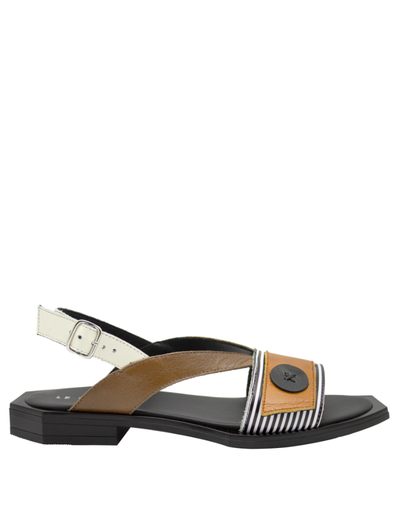 LeBohemien LeBohemien LB3Y Orange Multi Sling Sandal Stolz