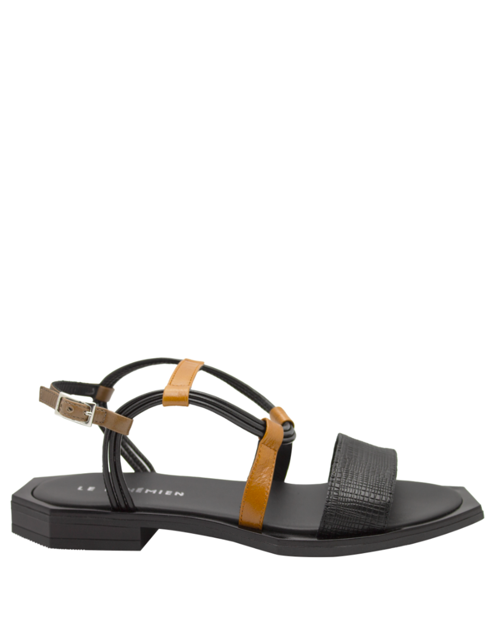 LeBohemien LeBohemien LB3Z Black Multi Sling Sandal Yuto