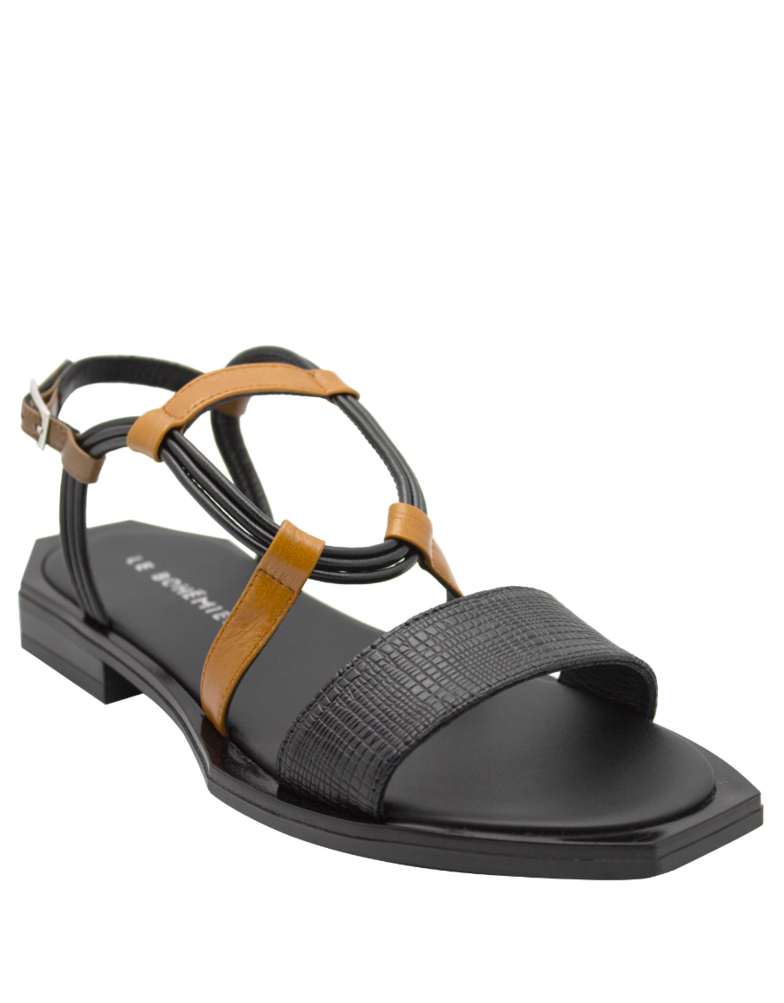 LeBohemien LeBohemien LB3Z Black Multi Sling Sandal Yuto