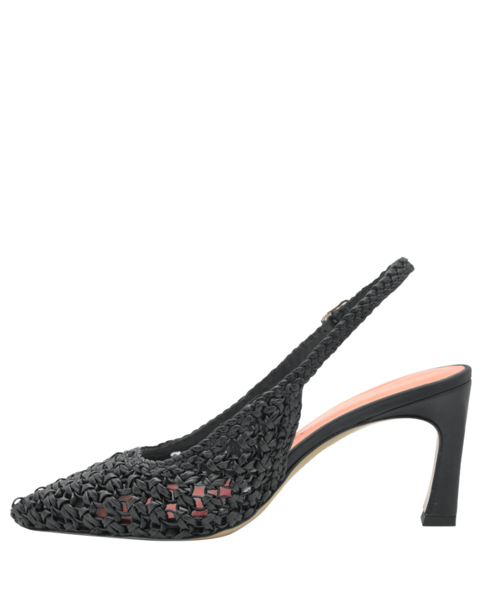 MissT MissT MT1B Black Woven Sling Pump 1306