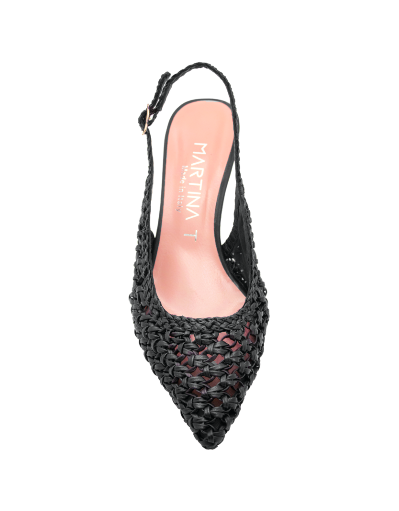 MissT MissT MT1B Black Woven Sling Pump 1306