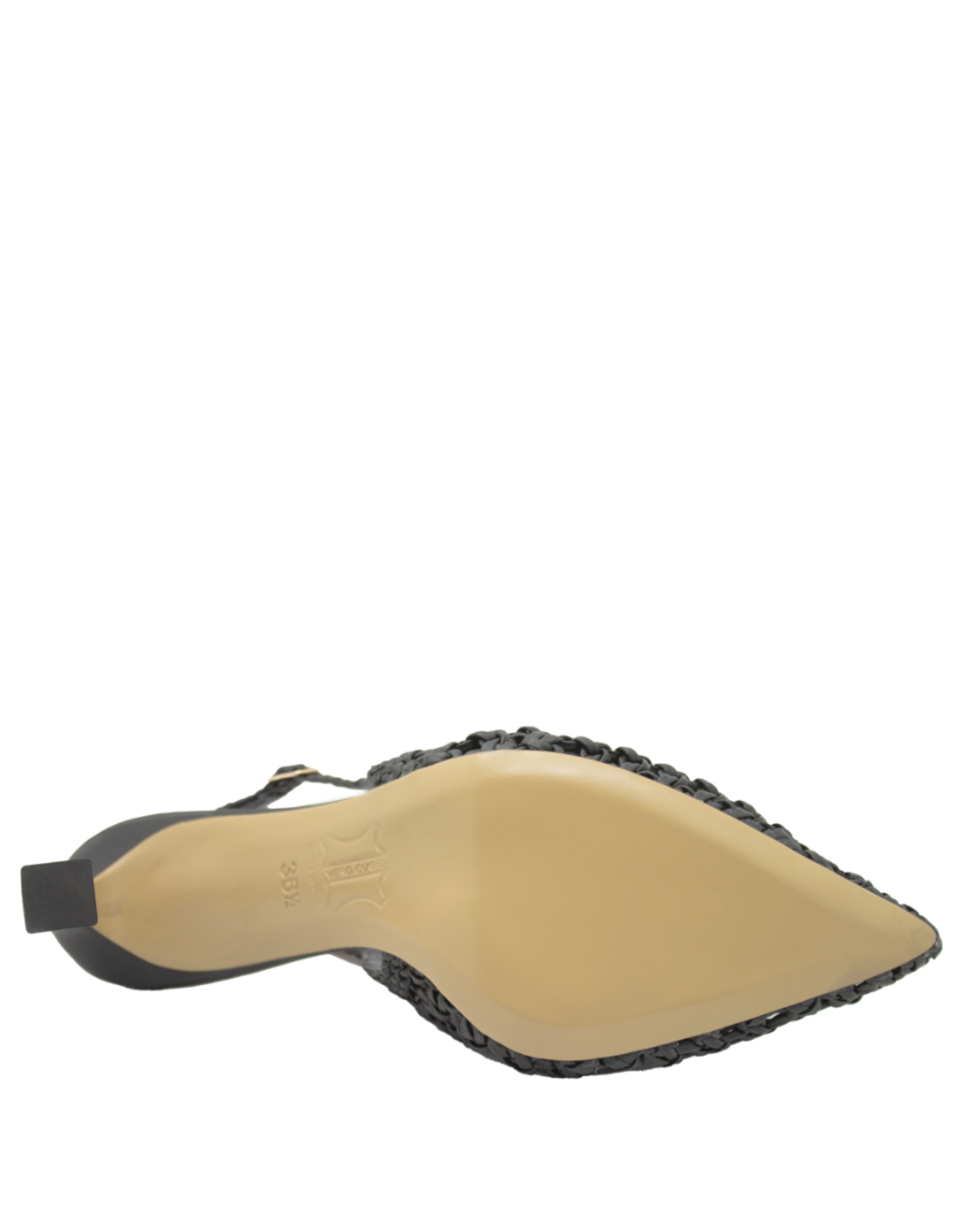 MissT MissT MT1B Black Woven Sling Pump 1306