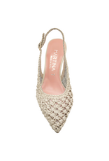 MissT MissT MT1 Bone Woven Sling Pump 1306