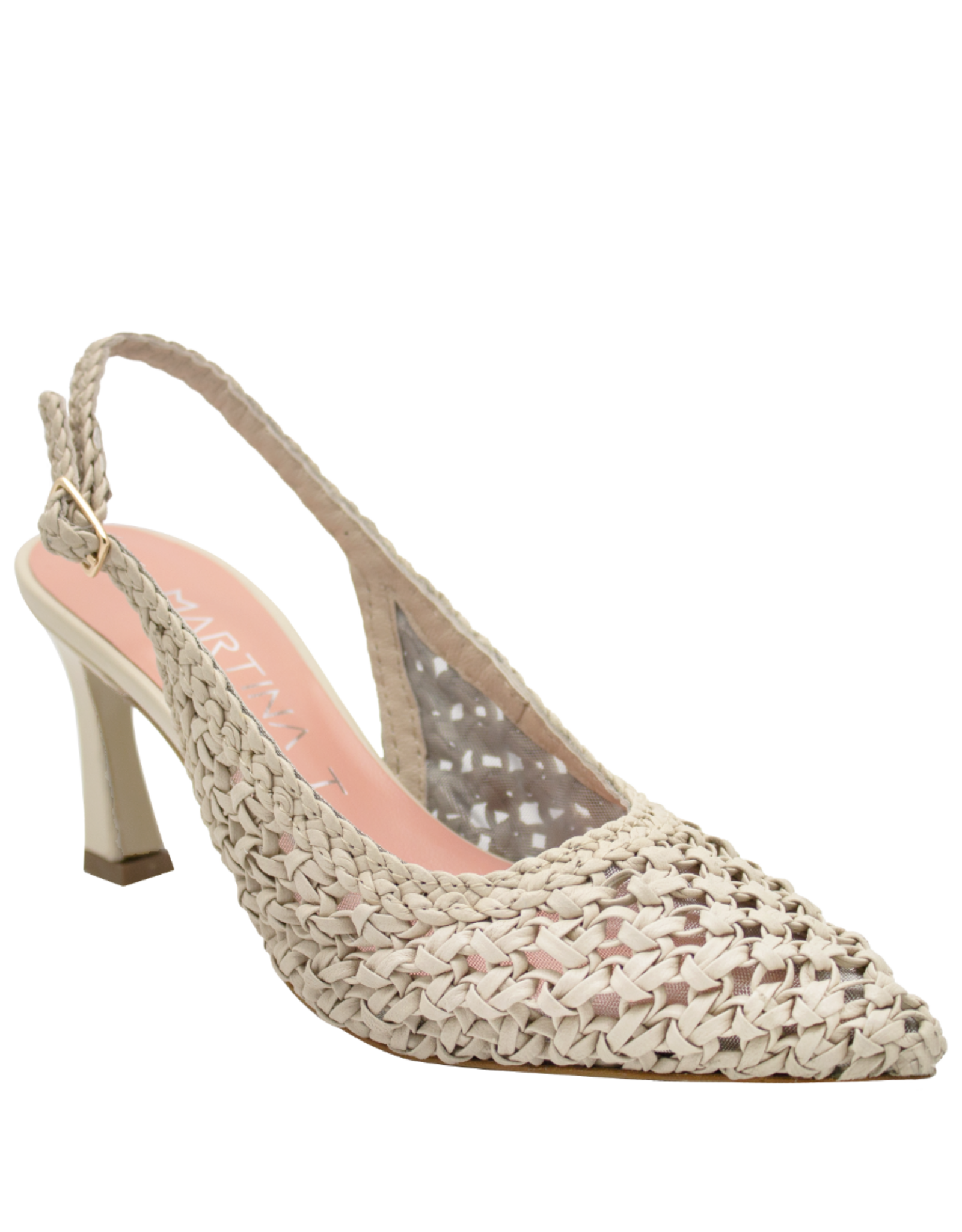 MissT MissT MT1 Bone Woven Sling Pump 1306