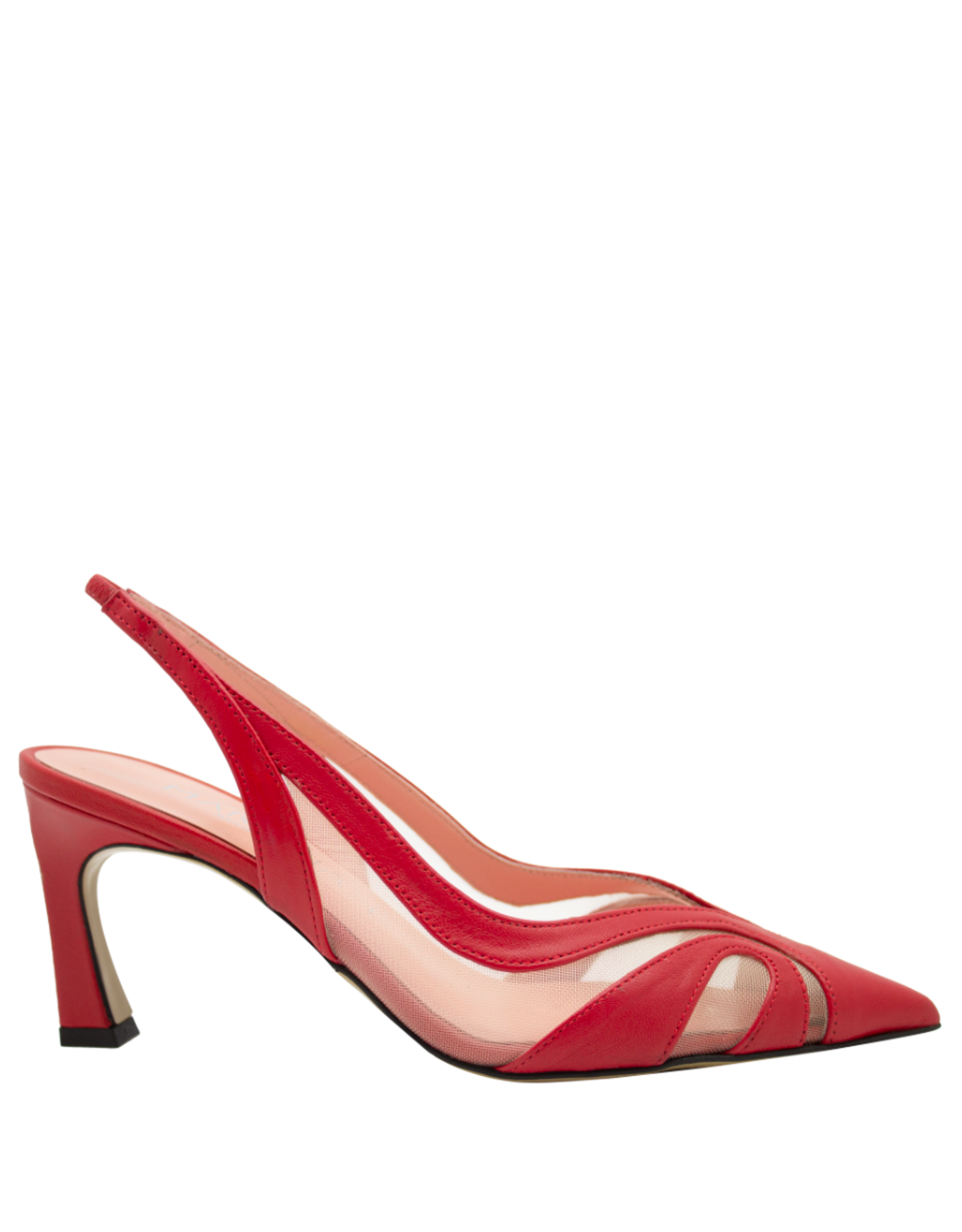 MissT MissT MT1F Red Nappa Sheer Mesh Insert Sling 1326