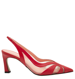 MissT MissT MT1F Red Nappa Sheer Mesh Insert Sling 1326