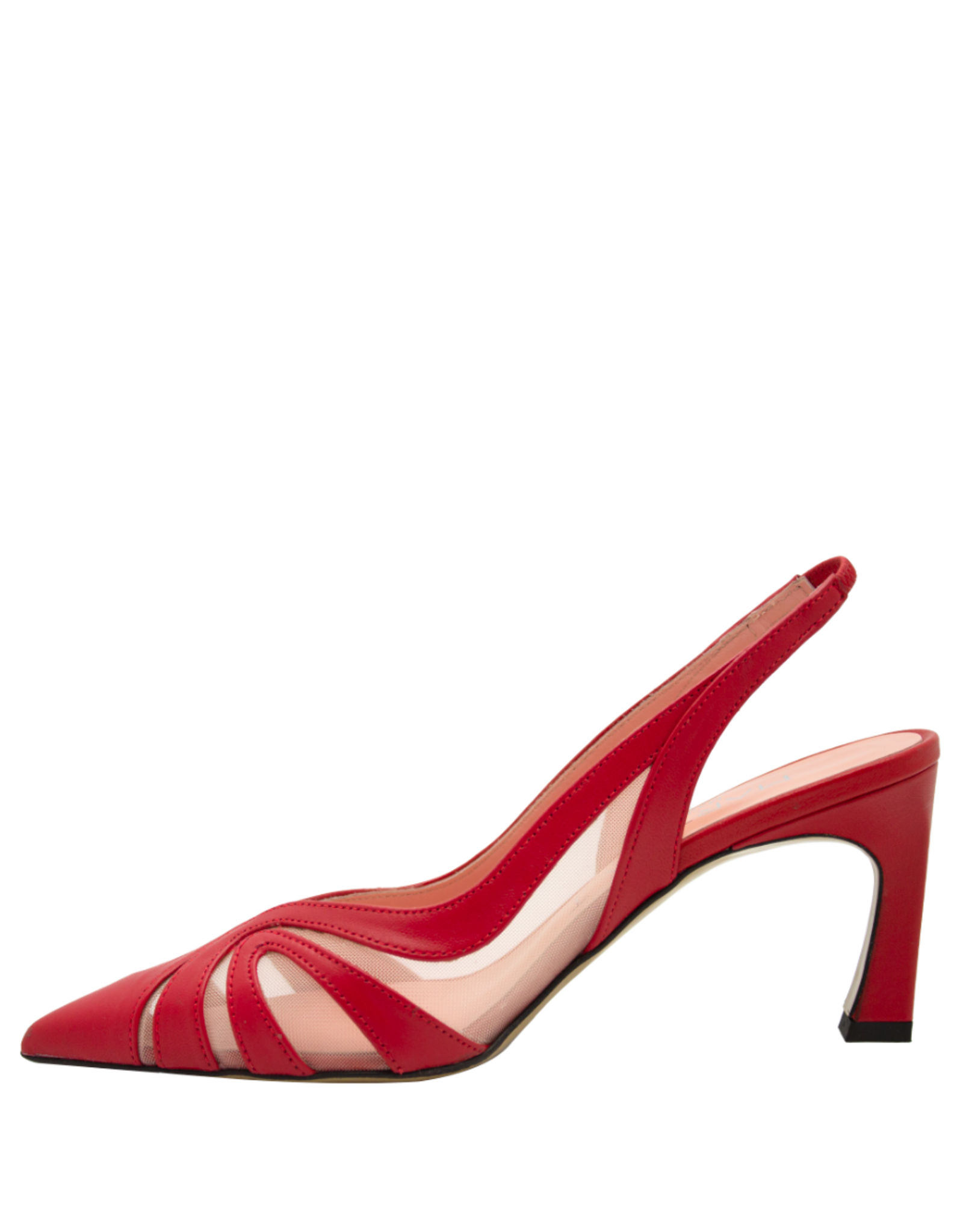 MissT MissT MT1F Red Nappa Sheer Mesh Insert Sling 1326