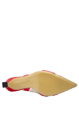 MissT MissT MT1F Red Nappa Sheer Mesh Insert Sling 1326