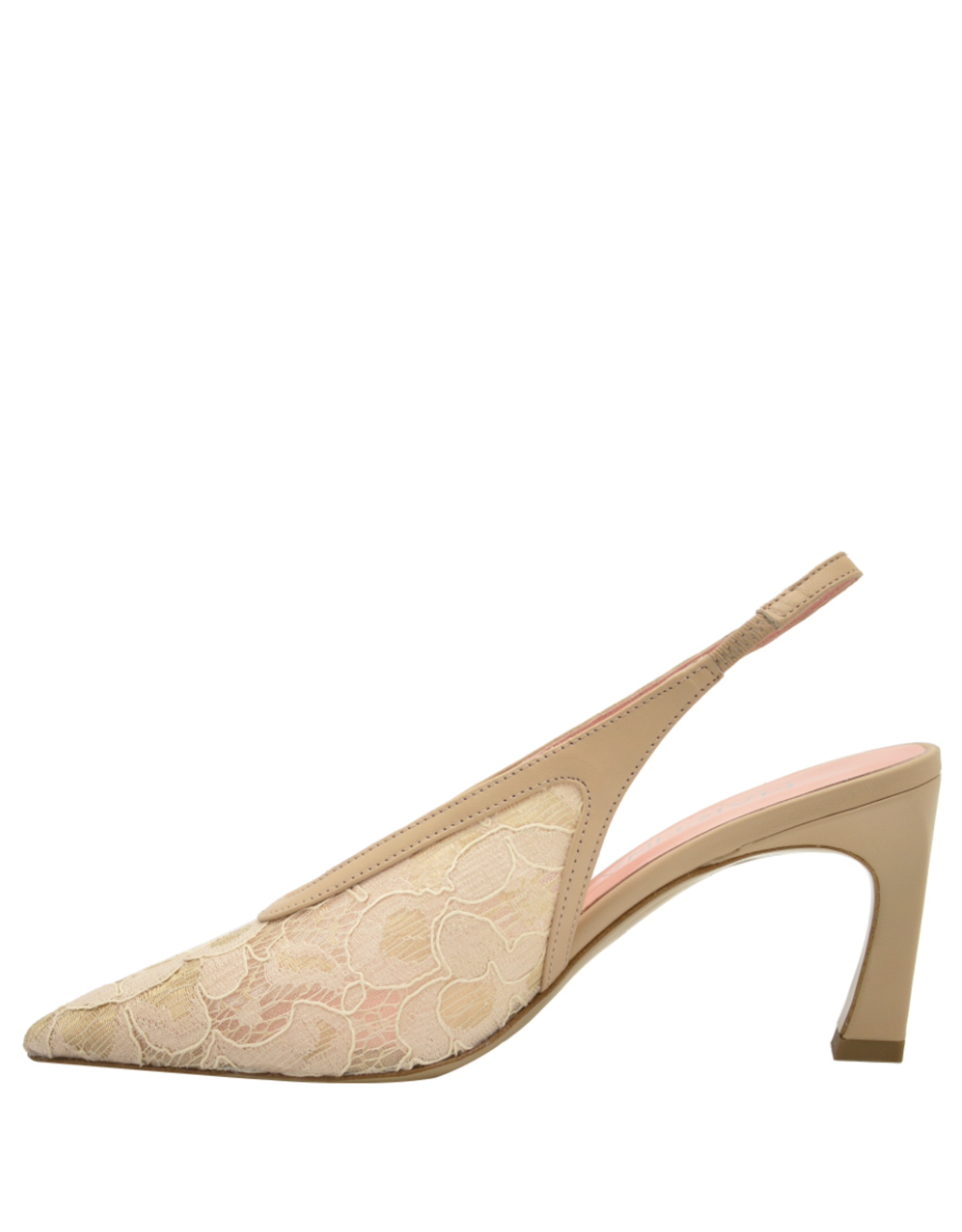 MissT MissT MT1J Ivory/Gold Lace Sling 1342