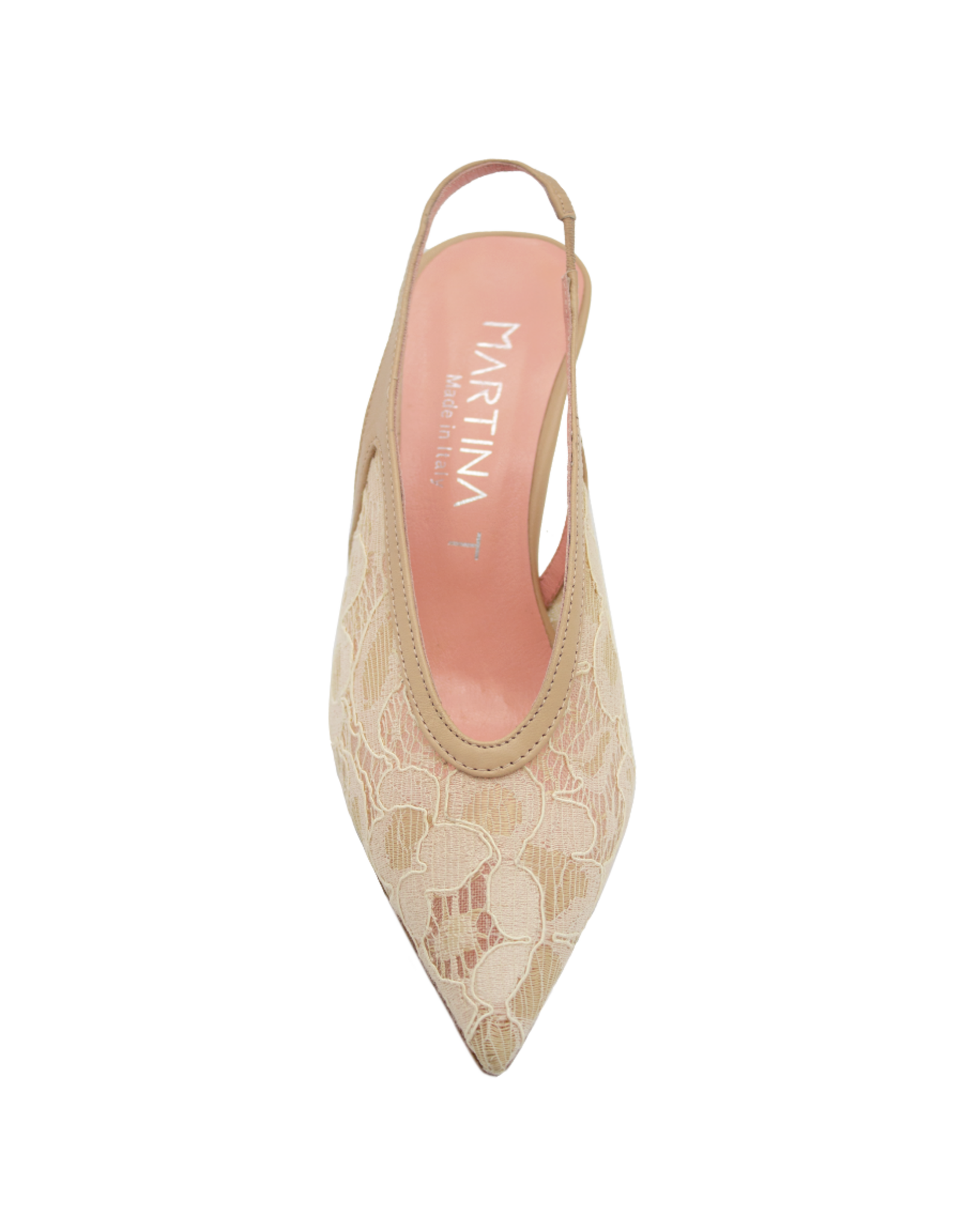 MissT MissT MT1J Ivory/Gold Lace Sling 1342