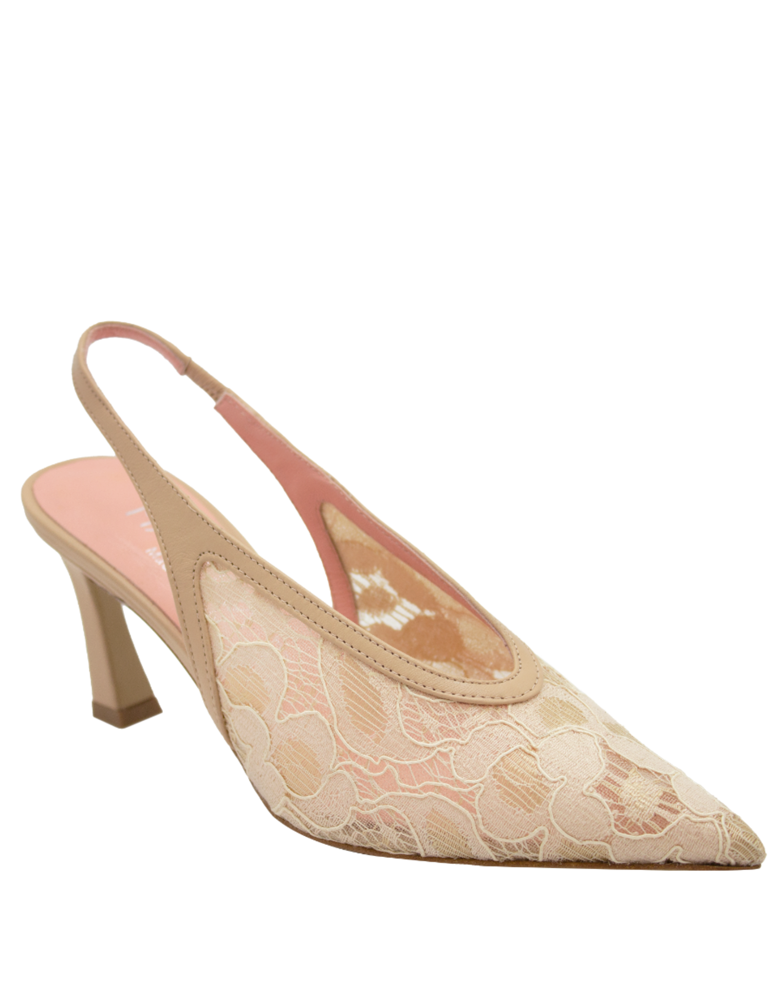 MissT MissT MT1J Ivory/Gold Lace Sling 1342