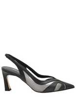 MissT MissT MT1E Black Nappa Sheer Mesh Insert Sling 1326