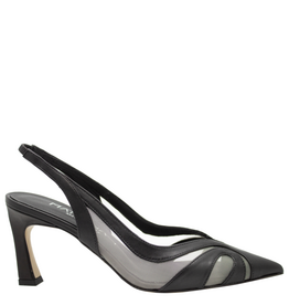 MissT MissT MT1E Black Nappa Sheer Mesh Insert Sling 1326