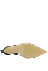 MissT MissT MT1E Black Nappa Sheer Mesh Insert Sling 1326