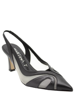 MissT MissT MT1E Black Nappa Sheer Mesh Insert Sling 1326