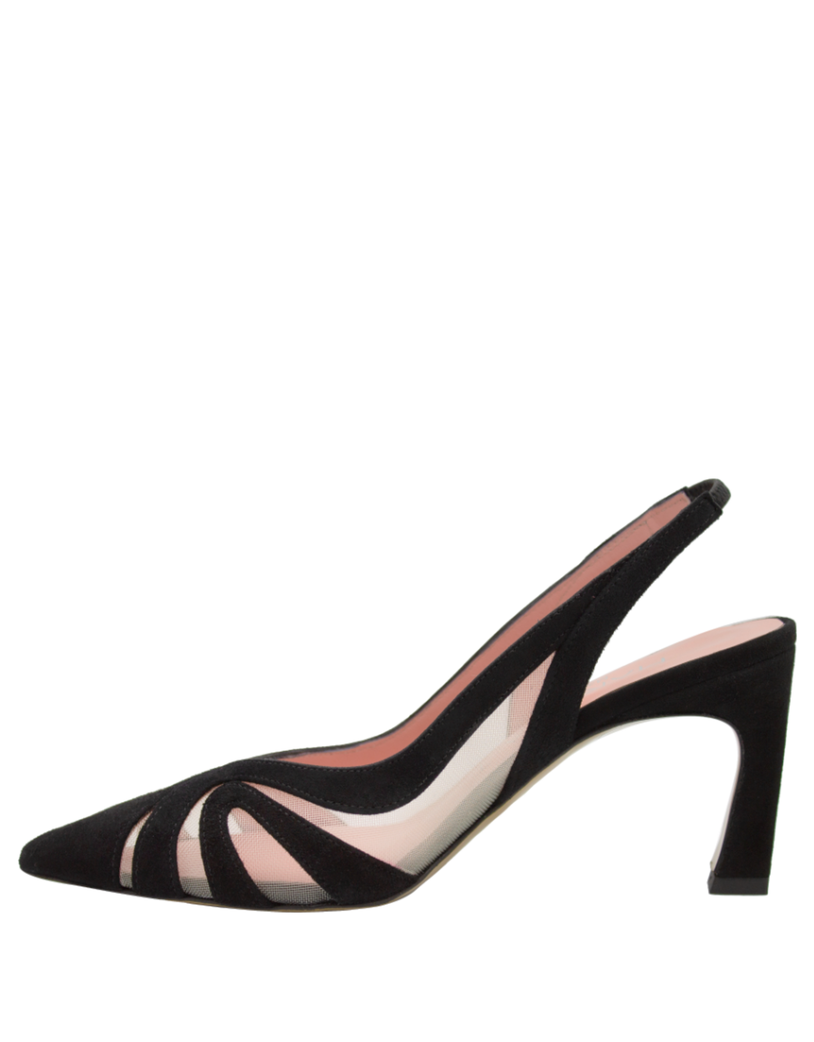 MissT MissT MT1G Suede Nappa Sheer Mesh Insert Sling 1326