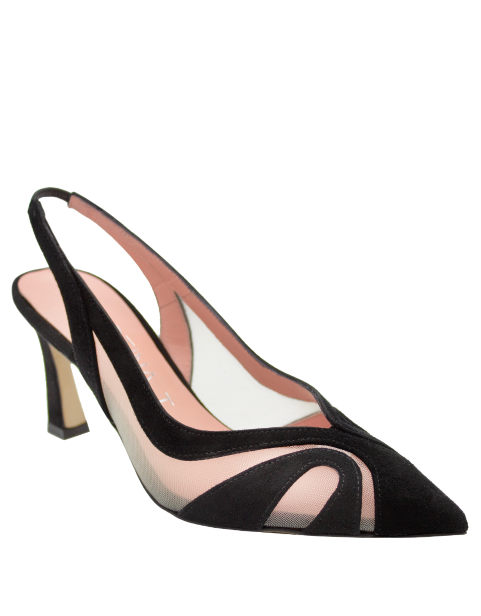 MissT MissT MT1G Suede Nappa Sheer Mesh Insert Sling 1326