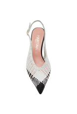 MissT MissT MT1I White/Black Bicolor Woven Sling 1340