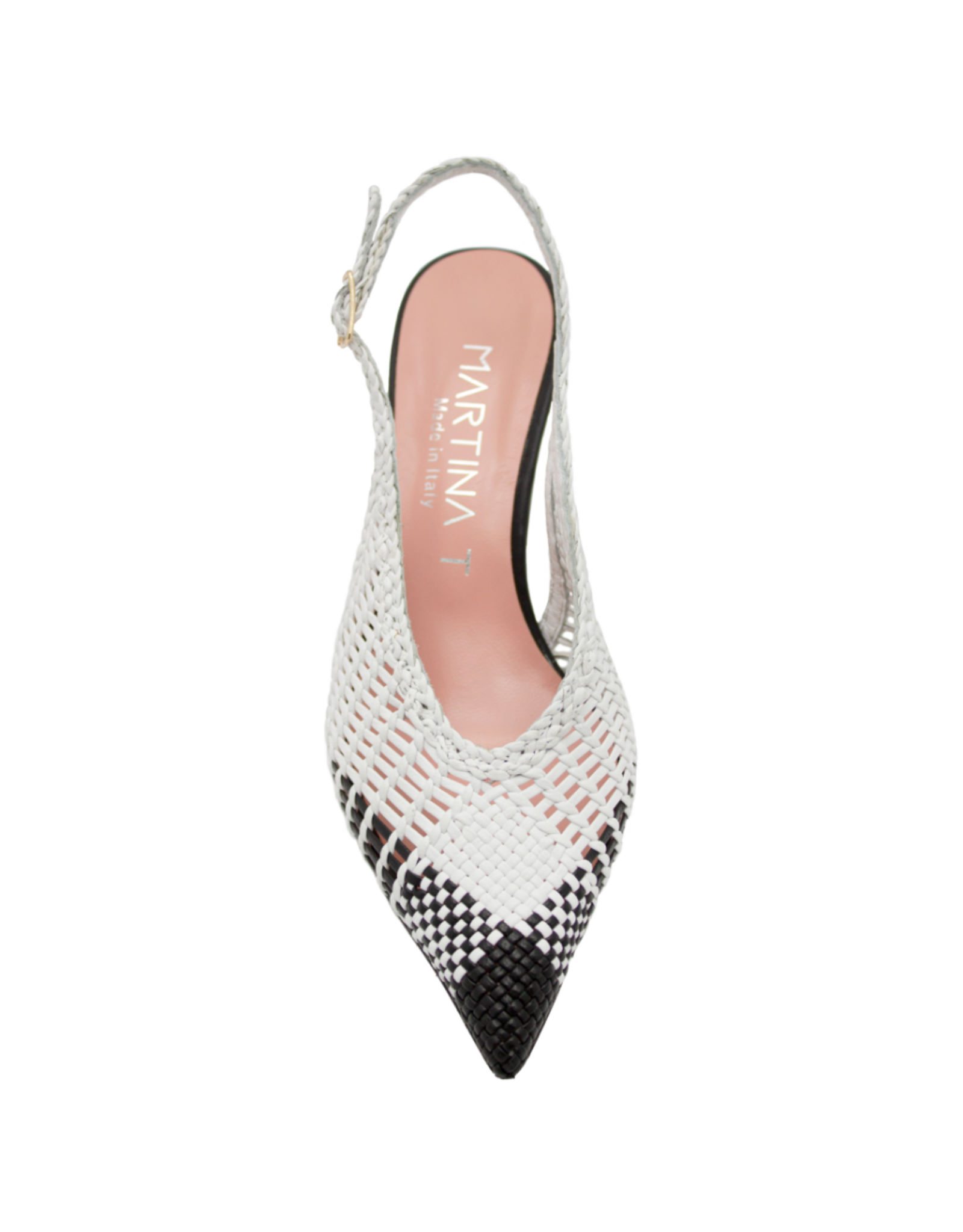 MissT MissT MT1I White/Black Bicolor Woven Sling 1340