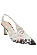 MissT MissT MT1I White/Black Bicolor Woven Sling 1340