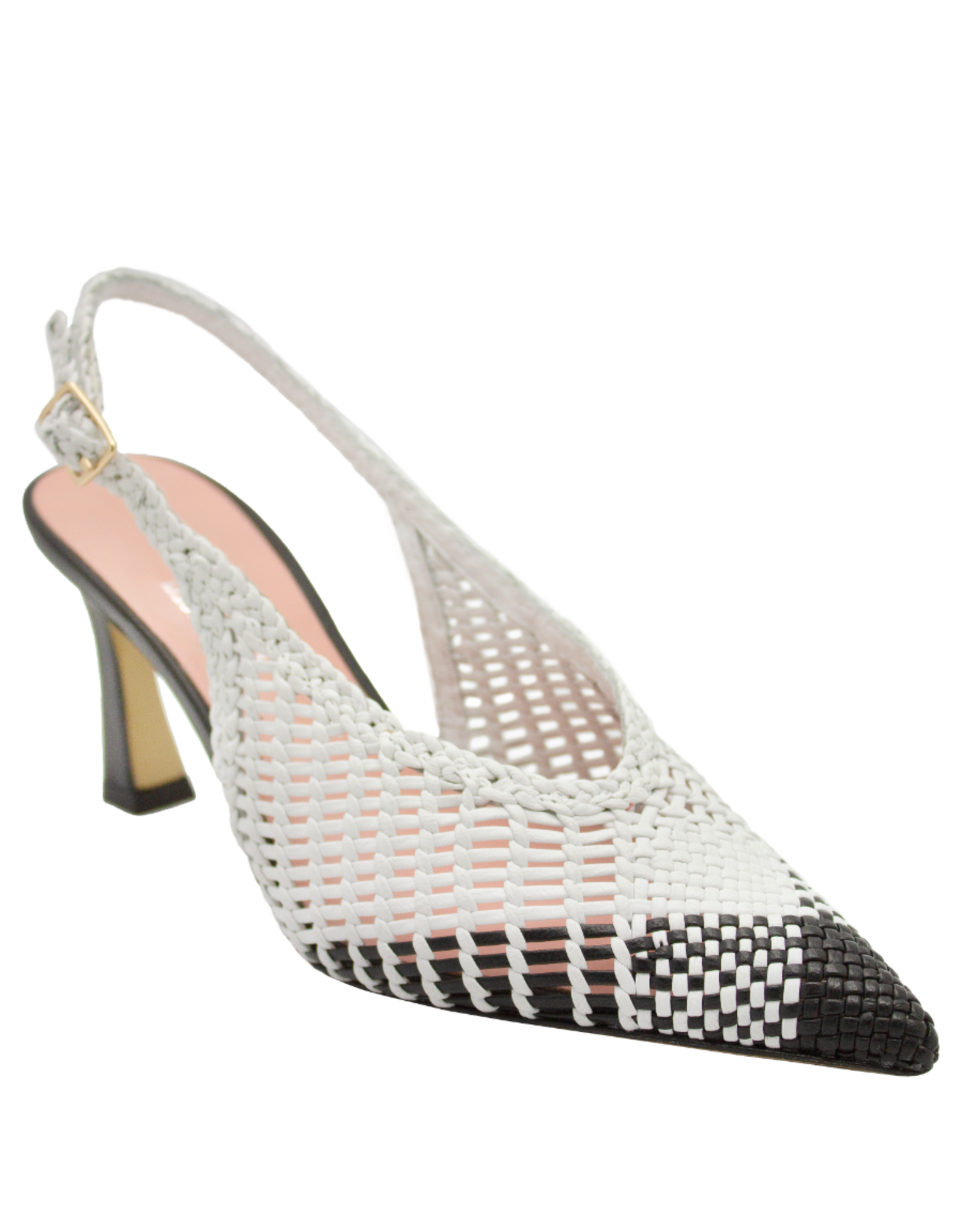 MissT MissT MT1I White/Black Bicolor Woven Sling 1340