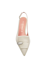 MissT MissT MT1P Beige Nappa Kitten Sling 1814