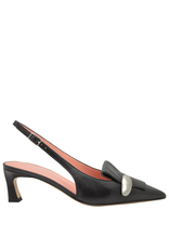 MissT MissT MT1O Black Nappa Kitten Sling 1814